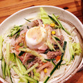znooti's cooksnap of when they made ごまダレ☆さばの水煮とゴーヤのそうめん.
