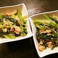 みかち♪'s cooksnap of when they made 小松菜と鮭の胡麻和え.
