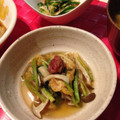 ポヨちママ's cooksnap of when they made 小松菜と油揚げの煮びたし～梅風味～.