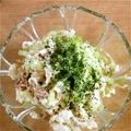 かしこ＆かおちゃん's cooksnap of when they made ｢豆腐とﾂﾅとｷｬﾍﾞﾂのｻﾗﾀﾞ｣.