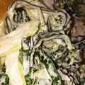 す1222's cooksnap of when they made *春セロリとピーマンの梅マヨ*サラダ*.