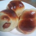 ペコ間中's cooksnap of when they made ぷっくり！手捏ねパン(^^♪.