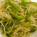 wumikame's cooksnap of when they made もやしとピーマンの炒めもの.