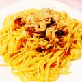 ami⚐⚑'s cooksnap of when they made 春キャベツで豚生姜焼パスタ.