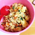 ふちこさんさん's cooksnap of when they made ☆卵1個で！パラパラチャーハン☆.