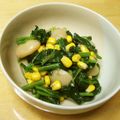 ぽりぽり拓庵's cooksnap of when they made ほうれん草☆豆のゆずマヨ和え.