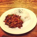 Vanille01's cooksnap of when they made 焼肉のたれでコクうま簡単キーマカレー.