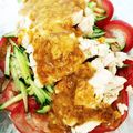 HammyHappy's cooksnap of when they made 簡単！棒々鶏　みそﾄﾞﾚｯｼﾝｸﾞ.