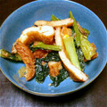 cherry_u's cooksnap of when they made 母直伝!簡単小松菜とさつま揚げの炒めもの.