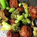 ルナＰボール's cooksnap of when they made 肉団子☆ひじきの甘酢あん.