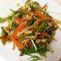 シナニコ's cooksnap of when they made 簡単美味♪水菜と人参と天かすナムル.