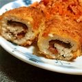 ちょま☆'s cooksnap of when they made ササミのチーズ・梅しそフライ♪.