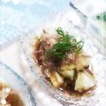 ＴＯＭＯＷＡＴ's cooksnap of when they made 焼き茄子鰹節酢醤油.