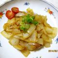 tennisnoah's cooksnap of when they made ♥新たまねぎのポン酢おかか炒め.