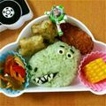 bapybapy's cooksnap of when they made 簡単キャラ弁 トイストーリー☆レックス.