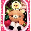 ウェンロビ's cooksnap of when they made 稲荷でリラックマのお弁当（キャラ弁）.