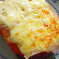 華綾華's cooksnap of when they made ピザもちトースト.