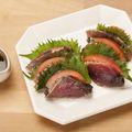 男子スリム部's cooksnap of when they made トマトをはさんだ鰹のタタキの一口おつまみ.