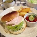 くろねこのまる's cooksnap of when they made 鶏ハムのベーグルサンド。.