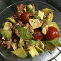 かおりらっくま、's cooksnap of when they made 簡単アボカド&トマト&クリチの和風サラダ.