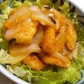 にこにこにこちゃん's cooksnap of when they made いかのチリマヨソース（野菜のっけ）.