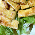 Rikka＊Snow's cooksnap of when they made サクサク油揚げと水菜サラダ！.