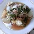 マリっち☆'s cooksnap of when they made 丸ごと味わう♡カブの卵とじ.
