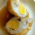 ■茉莉■'s cooksnap of when they made 油揚げでたまごきんちゃく♪.
