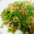 カフェ店員M子's cooksnap of when they made 簡単★豚肉とピーマンの中華風炒め.