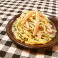 narimimama's cooksnap of when they made きゅうりとカニカマと錦糸卵の中華風和え物.
