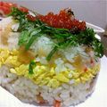 ほ。りりん's cooksnap of when they made お祝いに♪簡単ちらし寿司ケーキ.
