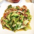 ふかぷー's cooksnap of when they made レタスとチャーシューのオイスター炒め.