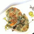 comeko's cooksnap of when they made 離乳食後期　野菜たっぷりのおやき.