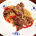 わきあゆ's cooksnap of when they made 牛肉と春雨の中華炒め.
