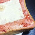 ♡tmk☆'s cooksnap of when they made うちの定番☆いちごチーズトースト.