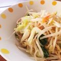 あんずてぃー☆'s cooksnap of when they made 残り野菜と豚バラで塩麹そうめんチャンプル.