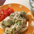 25250025's cooksnap of when they made ★オクラの梅マヨ和え★.