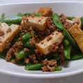 ももくりかぼ's cooksnap of when they made 食欲増進！絹さやと厚揚げのピリ辛炒め.