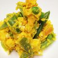 ラムオmemasak's cooksnap of when they made 旬のスナップエンドウとカボチャのサラダ.