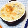 ちびゆリ's cooksnap of when they made マカロニグラタン.