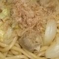 きらり流れ星's cooksnap of when they made ルクエで焼きうどん.