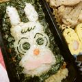 赤い電話's cooksnap of when they made アンパンマン キャラ弁 ビクビクちゃん.