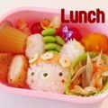MaMiAy's cooksnap of when they made ＊キャラ弁＊簡単★お花冠のうさぎちゃん.