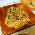 AyakoOOOOO's cooksnap of when they made 豚肉のクリームマスタードパスタ☆.