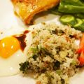 saki1010's cooksnap of when they made オリーブと卵の洋風ごはん.