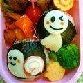 みさとーる's cooksnap of when they made テルテル坊主とカタツムリ弁当（キャラ弁）.