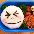 chi_bi's cooksnap of when they made キャラ弁LINEムーン.ブラウン.サリー.