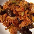 あき0304's cooksnap of when they made 簡単！なすの豚キムチ☆.
