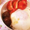 まいぷぅ～'s cooksnap of when they made 手抜きランチ★ロコモコ風.