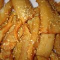 ｎａｋａMI's cooksnap of when they made 犬のおやつ。セサミササミジャーキー.
